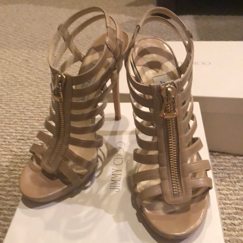 Beautiful Jimmy Choo shoes - twice worn.